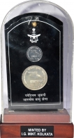 VVIP Proof Coin Set of Indian Air Force Platinum Jublee of Kolkata Mint of 2007.