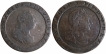 Copper One and Two Penny Coins of Georgius III of United Kingdom of 1797.