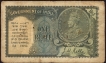 One Rupee Bank Note of King George V Signed by J.W. Kelly of 1935.