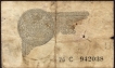 One Rupee Bank Note of King George V Signed by J.W. Kelly of 1935.