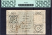 Ten Rupees Bank Note of King George V Signed by H. Denning of 1925.