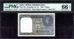 One Rupee Bank Note of King George VI Signed by C.E. Jones of 1944.