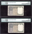 Consecutive One Rupee Bank Notes of King George VI Signed by C.E. Jones of 1944.