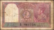 Two Rupees Bank Note of King George VI Signed by J.B. Taylor of 1943.