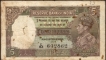 Five Rupees Bank Note of King George VI Signed by J.B. Taylor of 1938.