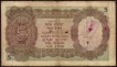 Five Rupees Bank Note of King George VI Signed by C.D. Deshmukh of 1944.