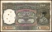 One Hundred Rupees Bank Note of King George VI Signed by C.D.Deshmukh of 1938 of Cawnpore Circle.