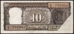 Error Ten Rupees Bank Note Signed by R.N. Malhotra of Republic India.