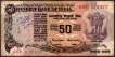 Error Fifty Rupees Bank Note Signed by Bimal Jalan of Republic India.