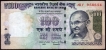 Error One Hundred Rupees Bank Note Signed by Raghuram Rajan of Republic India.