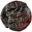 Copper Quarter Karshapana Coin of Vijayamitra of Panchala Dynasty.