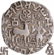 Silver Drachma Coin of Amoghbuti of Kuninda Dynasty.