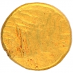 Punch Marked Gold Pagoda Coin of Singhanadeva of Yadavas of Devagiri.