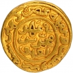 Gold Tanka Coin of Muhammad bin Tughluq of Hadrat Delhi Mint of Tughluq Dynasty of Delhi Sultanate.