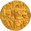 Rare Gold Tanka Coin of Muhammad bin Tughluq of Tughluq Dynasty of Delhi Sultanate.