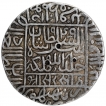 Silver One Rupee Coin of Sher Shah Suri of Ranthambhor Mint of Suri Dynasty of Delhi Sultanate.