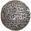 Silver One Rupee Coin of Islam Shah Suri of Shergarh Delhi Mint of Suri Dynasty of Delhi Sultanate.