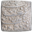 Silver Square Rupee Coin of Akbar of Bangala Mint.