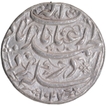 Silver One Rupee Coin of Jahangir of Ahmadabad Mint.