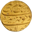 Gold Mohur Coin of Aurangzeb Alamgir of Gulbarga  Mint.