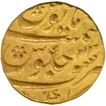 Gold Mohur Coin of Aurangzeb Alamgir of Gulbarga  Mint.