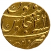 Gold Mohur Coin of Aurangzeb Alamgir of Patna Mint.