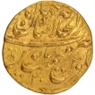 Gold Mohur Coin of Aurangzeb Alamgir of Shahjahanabad Dar ul Khilafa Mint.