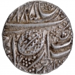 Silver One Rupee Coin of Sher Singh of Amritsar Mint of Sikh Empire.