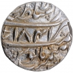 Silver One Rupee Coin of Lahore Dar ul Saltana Mint of Sikh Empire.