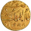 Gold Ashrafi Coin of Mir Mahbub Ali Khan of Farkhanda Bunyad Haidarabad Mint of Hyderabad.