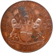 Copper Twenty Cash Proof Coin of Soho Mint of Madras Presidency.