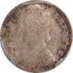 Silver Two Annas Coin of Victoria Empress of Bombay Mint of 1890.