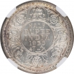 Silver Half Rupee Coin of King George V of  Calcutta Mint of 1933.