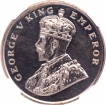 Cupro Nickel Eight Annas Coin of King George V of Bombay Mint of 1920.