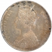 Silver One Rupee Coin of Victoria Empress of Bombay Mint of 1885.