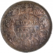 Silver One Rupee Coin of Victoria Empress of Bombay Mint of 1887.