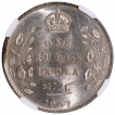 Silver One Rupee Coin of King Edward VII of Calcutta Mint of 1907.