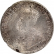 Silver One Rupee Coin of King George V of Calcutta Mint of 1915.