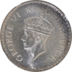 Silver One Rupee Coin of King George VI of Bombay Mint of 1938.