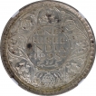 Silver One Rupee Coin of King George VI of Bombay Mint of 1938.