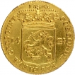 Gold Fourteen Gulden Coin of Netherlands.