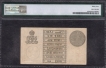 One Rupee Bank Note of King George V Signed by A C McWatters of 1917 of Universalised Circle.