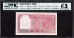 Two Rupees Bank Note of King George VI Signed by C D Deshmukh of 1949.