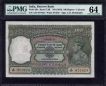 One Hundred Rupees Bank Note of King George VI Signed by C D Deshmukh of 1938 of Calcutta Circle.