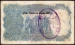 Ten Rupees Bank Note of King George V Signed by J W Kelly of Burma Issue.