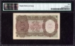 Five Rupees Bank Note of King George VI Signed by J B Taylor of 1945 of Burma Issue.