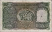 One Hundred Rupees Bank Note of King George VI Signed by C.D.Deshmukh of 1948 of Karachi Circle of Pakistan Issue.