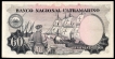 Sixty Escudos Bank Note of Banco Nacional Ultramarino of Indo Portuguese of 1959.