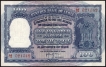 One Hundred Rupees Bank Note Signed by H V R Iyengar of Republic India of 1953.