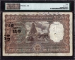 One Thousand Rupees Bank Note Signed by B Rama Rau of Republic India of 1954.